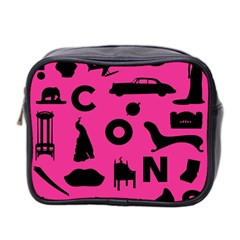 Car Plan Pinkcover Outside Mini Toiletries Bag 2-side by Mariart