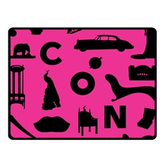 Car Plan Pinkcover Outside Fleece Blanket (small) by Mariart