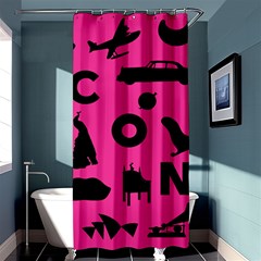 Car Plan Pinkcover Outside Shower Curtain 36  X 72  (stall)  by Mariart