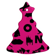 Car Plan Pinkcover Outside Ornament (christmas Tree)  by Mariart