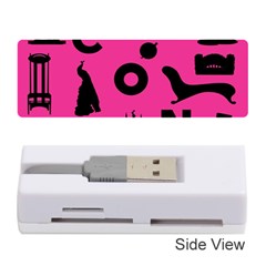 Car Plan Pinkcover Outside Memory Card Reader (stick)  by Mariart