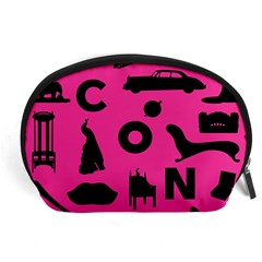 Car Plan Pinkcover Outside Accessory Pouches (large)  by Mariart