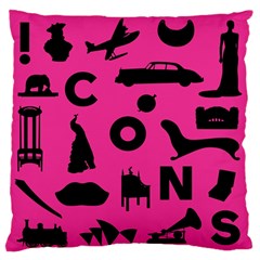 Car Plan Pinkcover Outside Standard Flano Cushion Case (two Sides) by Mariart