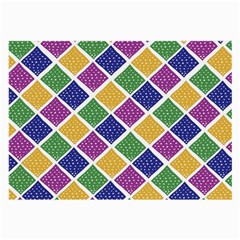 African Illutrations Plaid Color Rainbow Blue Green Yellow Purple White Line Chevron Wave Polkadot Large Glasses Cloth by Mariart