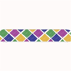 African Illutrations Plaid Color Rainbow Blue Green Yellow Purple White Line Chevron Wave Polkadot Small Bar Mats by Mariart