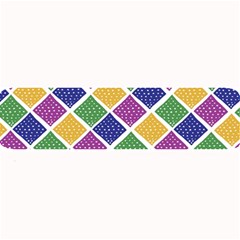 African Illutrations Plaid Color Rainbow Blue Green Yellow Purple White Line Chevron Wave Polkadot Large Bar Mats by Mariart