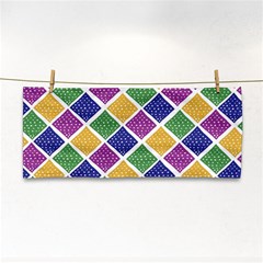 African Illutrations Plaid Color Rainbow Blue Green Yellow Purple White Line Chevron Wave Polkadot Cosmetic Storage Cases by Mariart