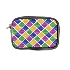 African Illutrations Plaid Color Rainbow Blue Green Yellow Purple White Line Chevron Wave Polkadot Coin Purse by Mariart