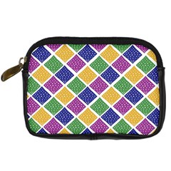 African Illutrations Plaid Color Rainbow Blue Green Yellow Purple White Line Chevron Wave Polkadot Digital Camera Cases by Mariart