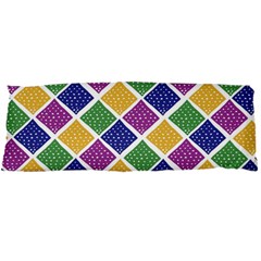 African Illutrations Plaid Color Rainbow Blue Green Yellow Purple White Line Chevron Wave Polkadot Body Pillow Case Dakimakura (two Sides) by Mariart