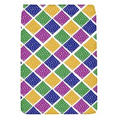 African Illutrations Plaid Color Rainbow Blue Green Yellow Purple White Line Chevron Wave Polkadot Flap Covers (s)  by Mariart