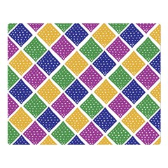 African Illutrations Plaid Color Rainbow Blue Green Yellow Purple White Line Chevron Wave Polkadot Double Sided Flano Blanket (large)  by Mariart