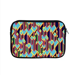 Building City Plaid Chevron Wave Blue Green Apple Macbook Pro 15  Zipper Case by Mariart