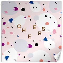 Cheers Polkadot Circle Color Rainbow Canvas 20  X 20   by Mariart