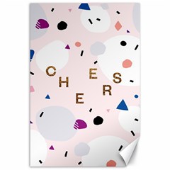 Cheers Polkadot Circle Color Rainbow Canvas 24  X 36  by Mariart