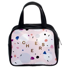 Cheers Polkadot Circle Color Rainbow Classic Handbags (2 Sides) by Mariart