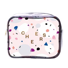 Cheers Polkadot Circle Color Rainbow Mini Toiletries Bags by Mariart