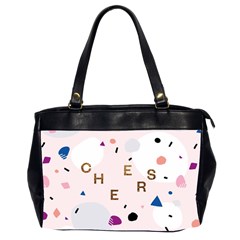 Cheers Polkadot Circle Color Rainbow Office Handbags (2 Sides)  by Mariart