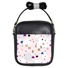 Cheers Polkadot Circle Color Rainbow Girls Sling Bags by Mariart