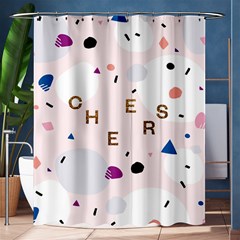 Cheers Polkadot Circle Color Rainbow Shower Curtain 60  X 72  (medium)  by Mariart