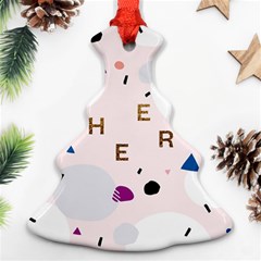 Cheers Polkadot Circle Color Rainbow Christmas Tree Ornament (two Sides) by Mariart