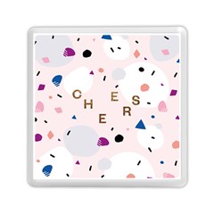 Cheers Polkadot Circle Color Rainbow Memory Card Reader (square)  by Mariart