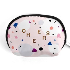 Cheers Polkadot Circle Color Rainbow Accessory Pouches (medium)  by Mariart