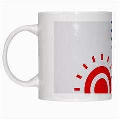 Color Light Effect Control Mode Circle Red Blue White Mugs by Mariart