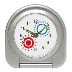 Color Light Effect Control Mode Circle Red Blue Travel Alarm Clocks