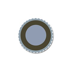 Circle Round Grey Blue Golf Ball Marker by Mariart