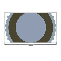 Circle Round Grey Blue Business Card Holders by Mariart