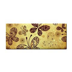 Butterfly Animals Fly Purple Gold Polkadot Flower Floral Star Sunflower Cosmetic Storage Cases by Mariart