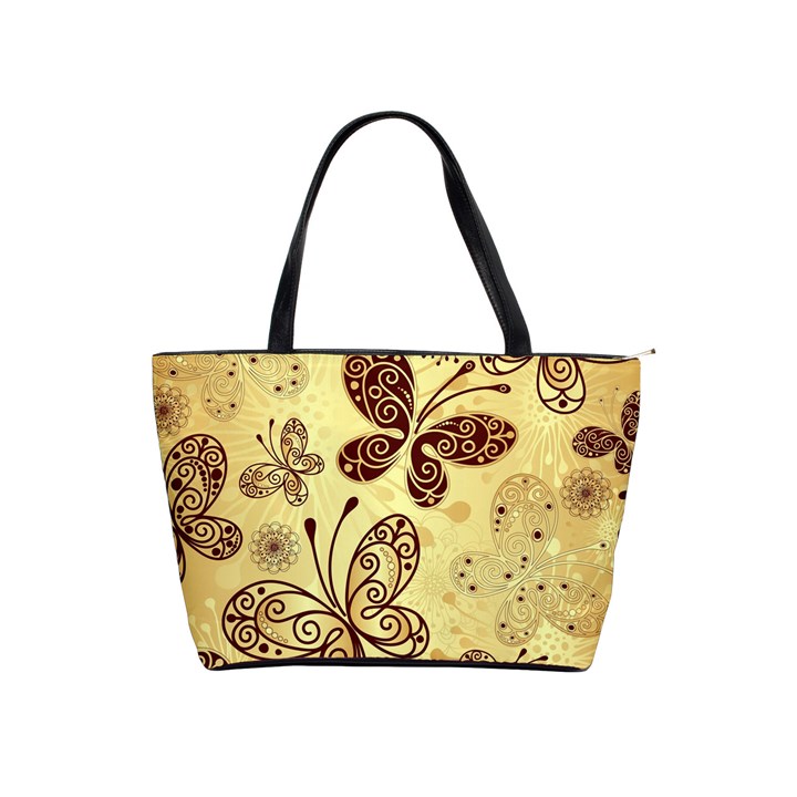 Butterfly Animals Fly Purple Gold Polkadot Flower Floral Star Sunflower Shoulder Handbags