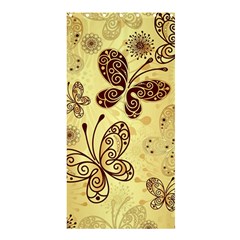 Butterfly Animals Fly Purple Gold Polkadot Flower Floral Star Sunflower Shower Curtain 36  X 72  (stall)  by Mariart