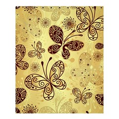 Butterfly Animals Fly Purple Gold Polkadot Flower Floral Star Sunflower Shower Curtain 60  X 72  (medium)  by Mariart