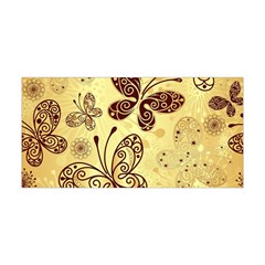 Butterfly Animals Fly Purple Gold Polkadot Flower Floral Star Sunflower Yoga Headband by Mariart