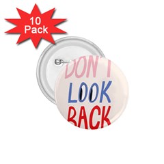 Don t Look Back Big Eye Pink Red Blue Sexy 1 75  Buttons (10 Pack) by Mariart