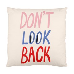 Don t Look Back Big Eye Pink Red Blue Sexy Standard Cushion Case (one Side) by Mariart