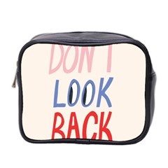 Don t Look Back Big Eye Pink Red Blue Sexy Mini Toiletries Bag 2-side by Mariart