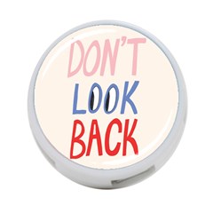 Don t Look Back Big Eye Pink Red Blue Sexy 4-port Usb Hub (two Sides)  by Mariart