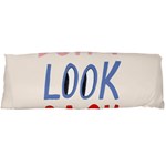 Don t Look Back Big Eye Pink Red Blue Sexy Body Pillow Case (Dakimakura) Body Pillow Case