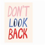 Don t Look Back Big Eye Pink Red Blue Sexy Large Garden Flag (Two Sides) Front