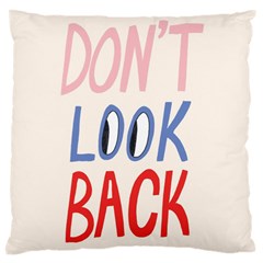 Don t Look Back Big Eye Pink Red Blue Sexy Large Cushion Case (one Side) by Mariart