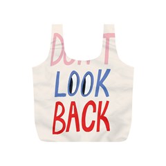 Don t Look Back Big Eye Pink Red Blue Sexy Full Print Recycle Bags (s)  by Mariart