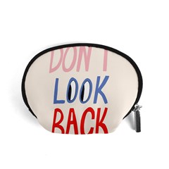 Don t Look Back Big Eye Pink Red Blue Sexy Accessory Pouches (small)  by Mariart