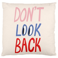 Don t Look Back Big Eye Pink Red Blue Sexy Large Flano Cushion Case (two Sides) by Mariart