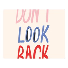 Don t Look Back Big Eye Pink Red Blue Sexy Double Sided Flano Blanket (large)  by Mariart