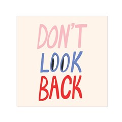 Don t Look Back Big Eye Pink Red Blue Sexy Small Satin Scarf (square) by Mariart