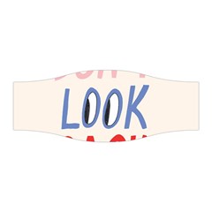 Don t Look Back Big Eye Pink Red Blue Sexy Stretchable Headband by Mariart