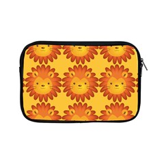 Cute Lion Face Orange Yellow Animals Apple Ipad Mini Zipper Cases by Mariart